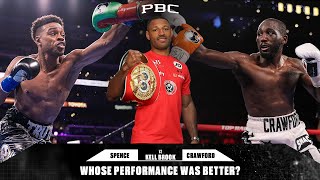 Who Performed Better Against Kell Brook Errol Spence Jr or Terence Crawford [upl. by Yleoj]