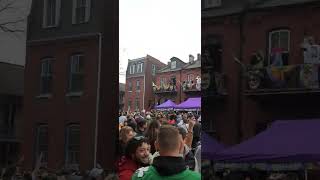 44th Soulard Mardi Gras Party after the Grand Parade in St Louis Mo Feb 18 2023 [upl. by Ardella]