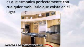 Imágenes de Cocinas Modernas con Isla Decoración de Cocinas [upl. by Conias]