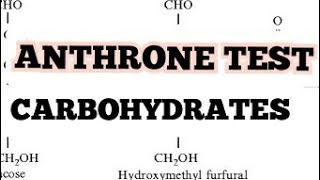 ANTHRONE TEST FOR CARBOHYDRATES  biosidexplanations [upl. by Enelad250]