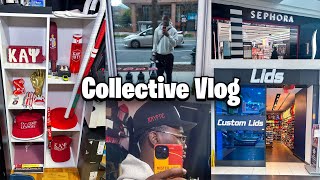 Collective Vlog joining a frat mall rearranging my room hat collection skincare [upl. by Elodea]