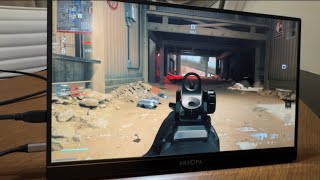 Arzopa Portable Gaming Monitor Review PS5 Testing [upl. by Guild]