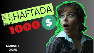 Haftada 1000 dolar kazanma sırrını açıklıyorum [upl. by Maidy]