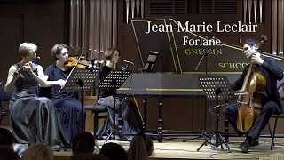 Jean Marie Leclair Deuxieme recreation de musique II Forlane Gnessin Baroque [upl. by Fortunna]