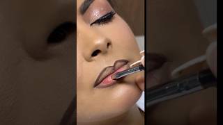 Ombre lipstick tutorial for chath festival bappamorya parimakeover lipstick liplover makeup [upl. by Saretta678]