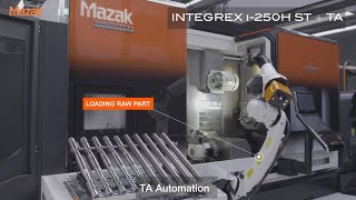 Mazak Integrex i250H ST mit Roboter  DrehFräszentrum [upl. by Acenom]