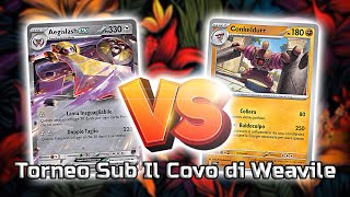 Aegislash vs Conkeldurr Torneo quotEsoticoquot Sub Il Covo di Weavile  Pokémon TCG ITA [upl. by Torhert]