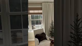 Comfortable bamboo shade in bedroomcurtains homedecor home diy interiordesign [upl. by Ferro756]