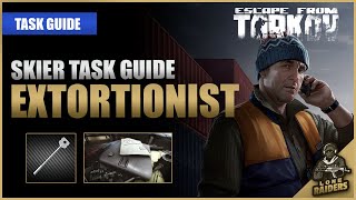 The Extortionist 1212 unknown key  Skier Task Guide  Escape From Tarkov [upl. by Baldwin]