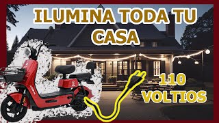 Como tener luz en casa ante los CORTES ELECTRICOS o Llevar a tu CASA de CAMPO  CONEXIONES [upl. by Viafore]