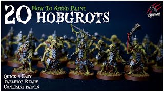 HOW TO PAINT KRULEBOYZ HOBGROT SLITTAZ  Warhammer Age Of Sigmar Warcry Contrast Paints Step By Step [upl. by Eek]