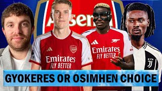 Viktor Gyökeres OR Osimhen Decision To Arsenal Soon  Khéphren Thuram To Juventus Here We Go [upl. by Ymmij143]