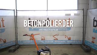 Instructiefilm Betonpolierder [upl. by Suivatnod221]