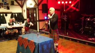 Bletchley RBL Burns Night 2017 Part 3  A Toast To Robert Burns [upl. by Skcirdnek569]