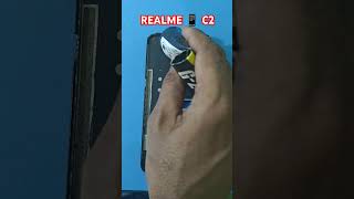 REALME 📱 C2 BROKEN DISPLAY CHANGE realmephones broken mobilereapring realmec3 repair [upl. by Ahsiak]