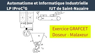 Automatisme et Informatique Industrielle  LP IProC²G  TD4 DoseurMalaxeur [upl. by Nealy]