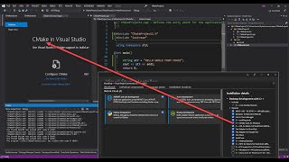 C CMake Project in Visual Studio 2019  Getting Started [upl. by Anoet]