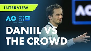 Daniil Medvedev delivers FIERIEST ever oncourt interview at Australian Open  Wide World of Sports [upl. by Aitret]