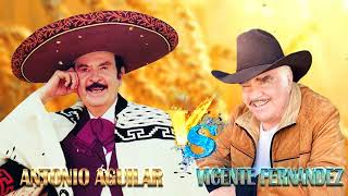 VICENTE FERNANDEZ y ANTONIO AGUILAR EXITOS LO MEJOR DE RANCHERAS MEXICANAS MIX [upl. by Marsland443]