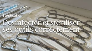 🦠 Protocole complet de stérilisation et désinfection des outils manucure [upl. by Defant36]