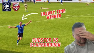 INJURY TIME WINNER at Chester vs Scarborough Athletic [upl. by Douglass]