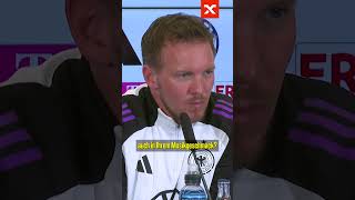 quotSchreie immer so lautquot Nagelsmann über MajorTom 😤 dfb shorts [upl. by Erdnassak]