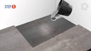 Installing a Level Wetroom Base on a Concrete Floor  Wetrooms Online [upl. by Annohsal353]