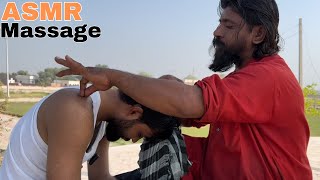 ASMR Massage Therapy By Bengali Baba  Head Back Arm Massage bengalibaba [upl. by Ecirtaeb]