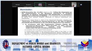 DPWH Regional Office NCR Procurement Live Stream on September 9 2024 [upl. by Sonja]