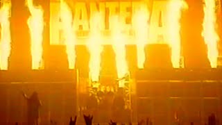 PANTERA  Reinventing the Steel STAGE PYROTECHNICS  DemoInterview wVinnie Paul [upl. by Tim944]