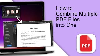 How To Combine PDF Files Into One 2 Free Methods [upl. by Enajharas]