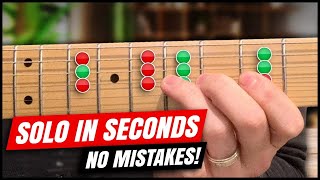 Play PERFECT Solos within SECONDS From Now Using Pentatonic Box Checklists NO Mistakes [upl. by Gnem]