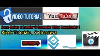 Como Baixar e Instalar o Freemake Video Downloader [upl. by Arotal]