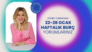 22  28 OCAK HAFTALIK BURÇ YORUMLARI  ZEYNEP TURAN TWİTBURC [upl. by Nnair582]