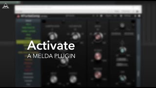 MeldaProduction Plugins Activation [upl. by Olli]