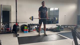 Standing Barbell Wrist Curls For Grip Strength Demonstration [upl. by Dowski]