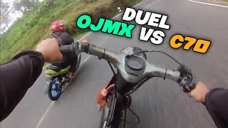 CORNERING battel C70 VS OJMX [upl. by Korwin]