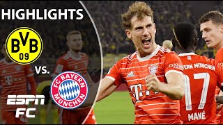 Borussia Dortmund vs Bayern Munich  Bundesliga Highlights  ESPN FC [upl. by Dyson391]