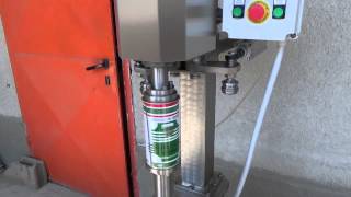 Sealing machine for cans Configuration II [upl. by Dov]