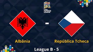 AO VIVO  Albânia X República Tcheca   UEFA Nations League   League B  5 [upl. by Monia]