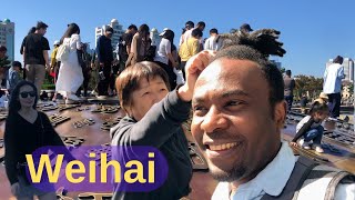 Instant Curiosity A Tour of Weihai City On Chinas National Holiday Black in China Vlogs 🇨🇳 [upl. by Caresse212]