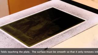 Photogravure Printing in real time [upl. by Novoj]