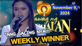 Aihna Imperial  Weekly Finals  Tawag ng Tanghalan  November 9 2024 [upl. by Nithsa]