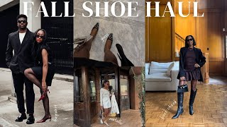 My Fall Shoe Haul Kitten Heels Fall Trends My Favorite Boots [upl. by Adine996]