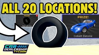 🔥ALL 20 PARTS LOCATION in Car Dealership Tycoon BARN HUNT Event cardealershiptycoon roblox [upl. by Florance811]