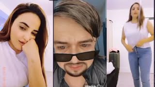 Hareem shah and Waseem funny entertaining video tiktok game [upl. by Tserof317]