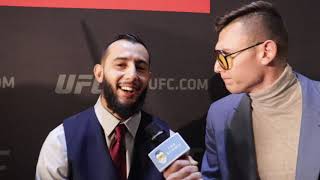 Dominick Reyes Shows Love for His Fellow Mexican Fighters [upl. by Illek]