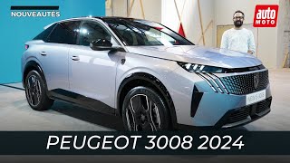 Nouveau Peugeot 3008 2024  une autonomie à faire pâlir une Tesla en 100 électrique [upl. by Neenwahs]