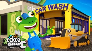 Danny The Digger builds a New Garage  Geckos Garage  Trucks For Children  Cartoons For Kids [upl. by Nnaear]