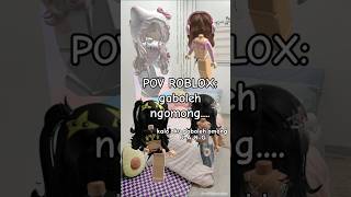 POV ROBLOX GABOLEH NGOMONG art drawing animation artist music beradafyp [upl. by Brendis880]